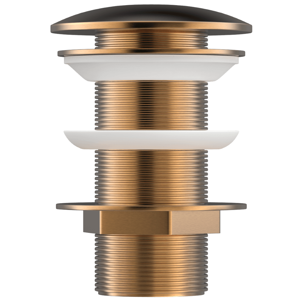 Duten bonde clapet clic-clac sans trop plein, finition PVD Koppar