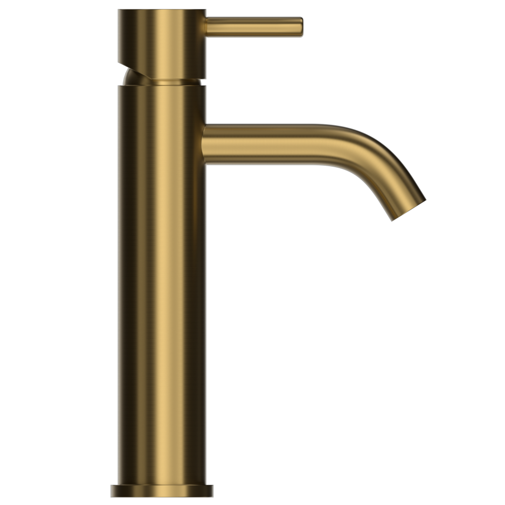 Duten mitigeur monocommande surélevé, finition PVD Iflusse